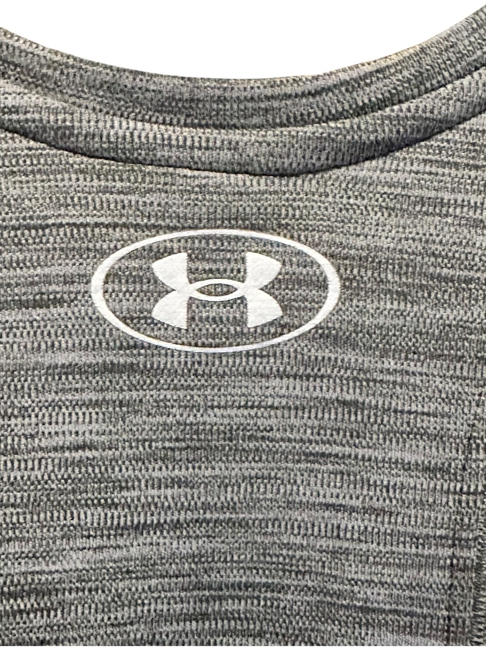 UNDER ARMOUR Women's Gray Tank Reflective Logo Loose Fit Size XS - Picture 4 of 7
